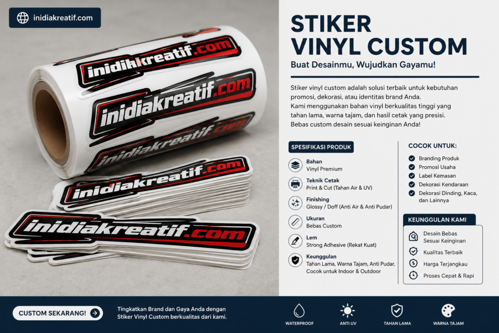 stiker vinyl custom