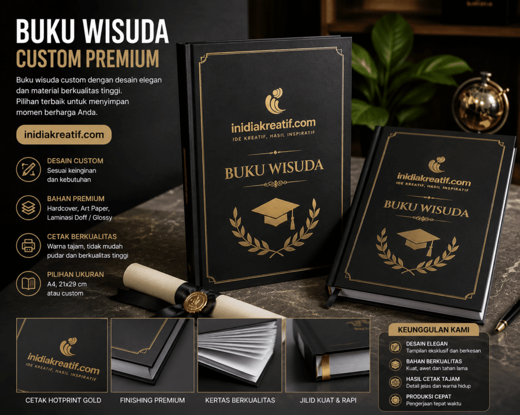 buku wisuda custom