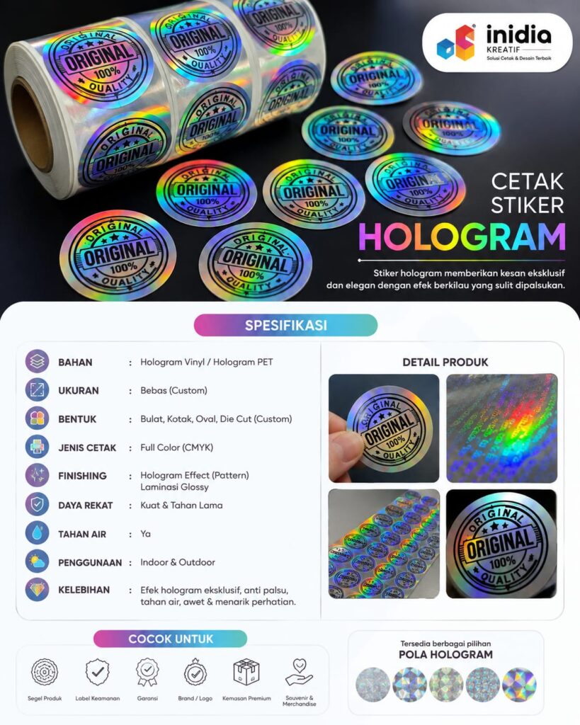 cetak stiker hologram