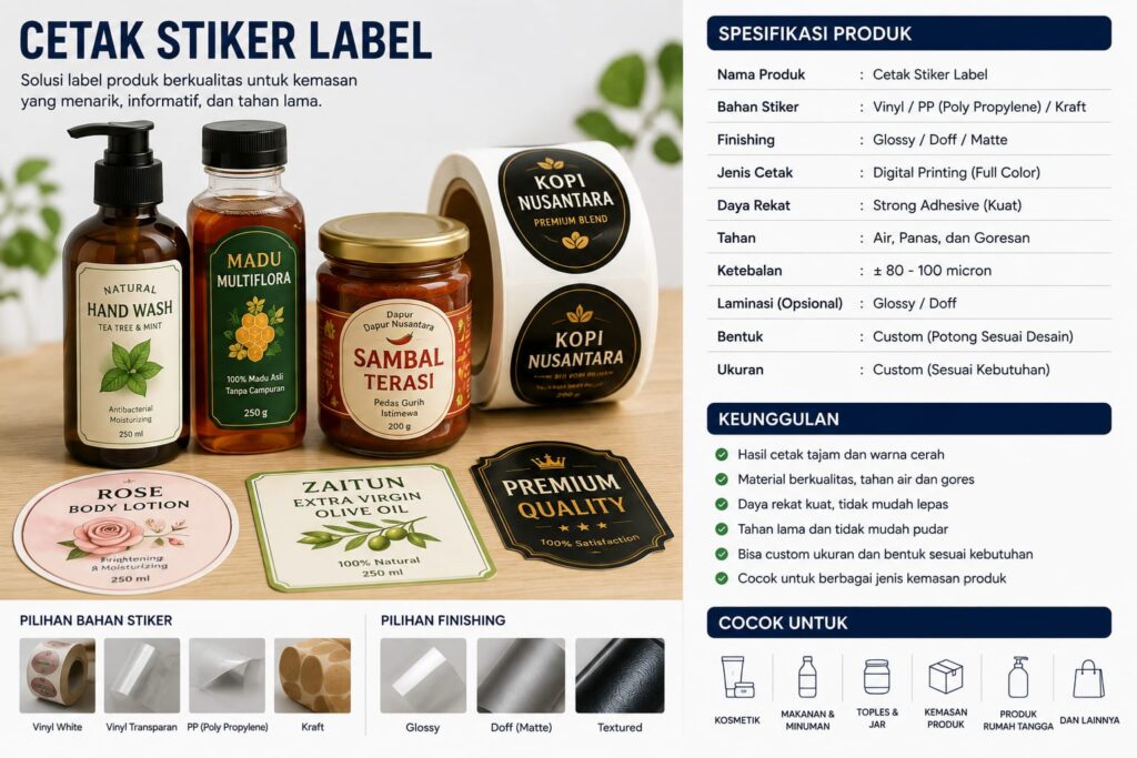 cetak stiker label