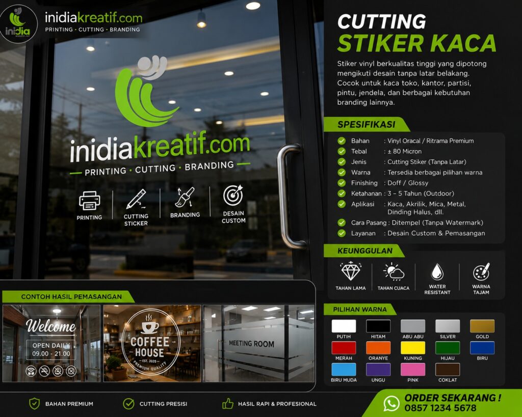 cutting stiker kaca