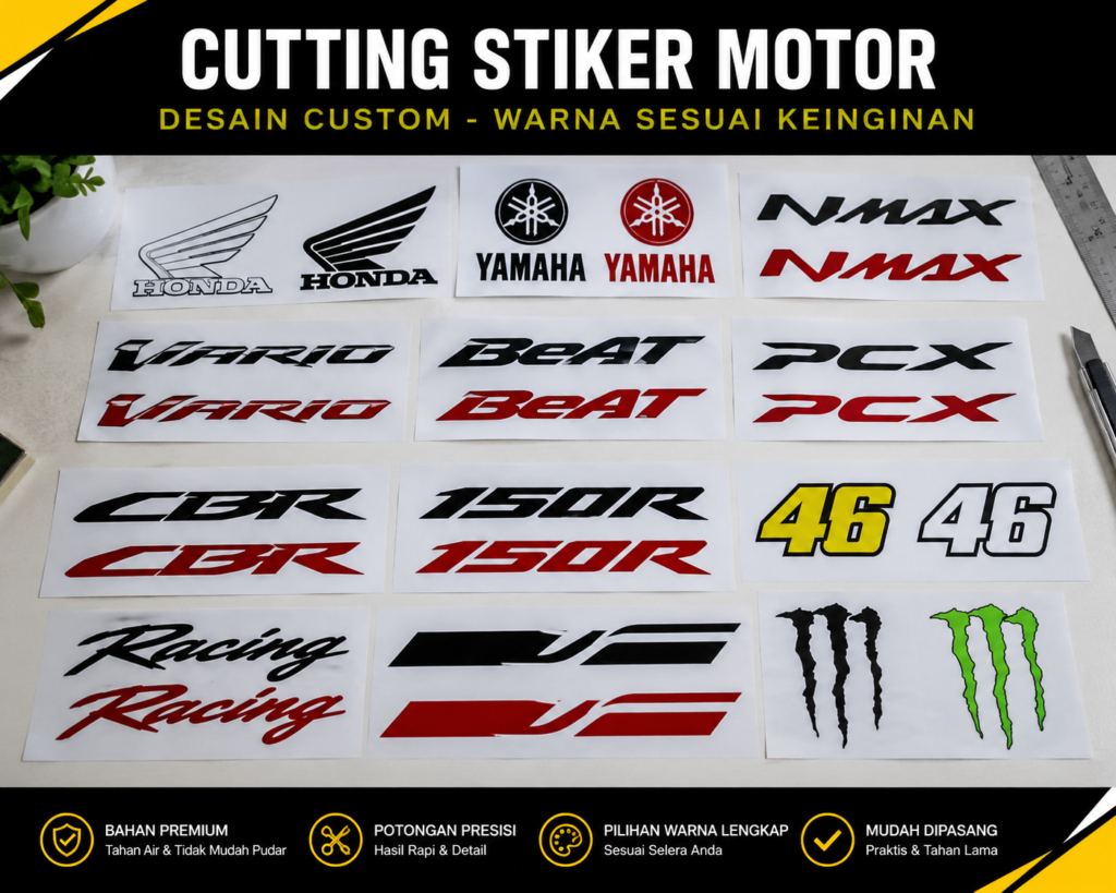 cutting stiker motor