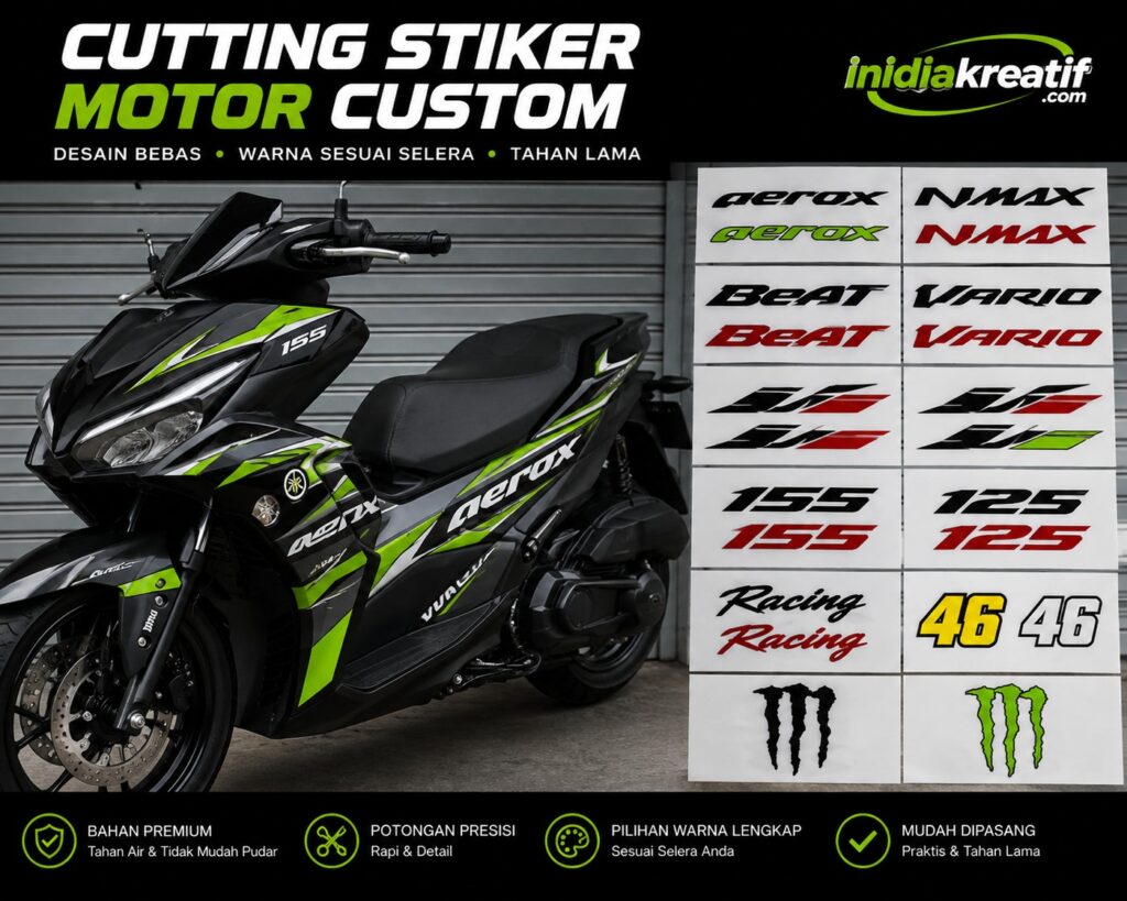cutting stiker motor cicalengka