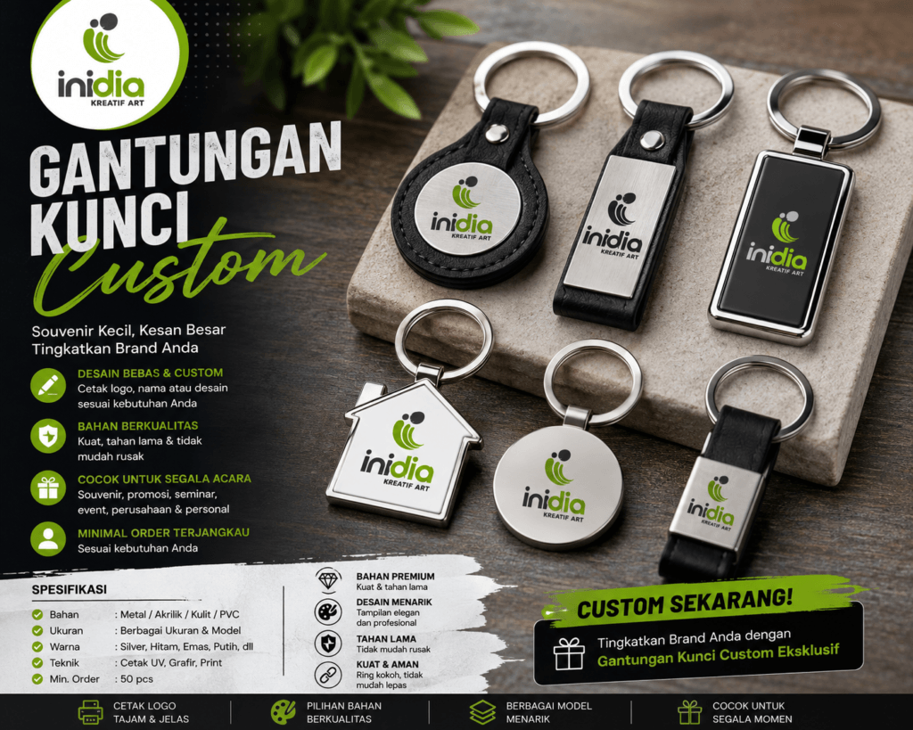 gantungan kunci custom