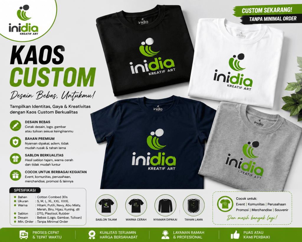 kaos custom