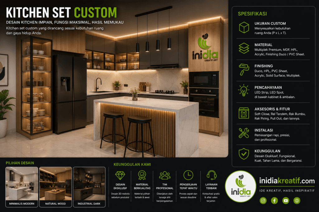 kitchen set custom