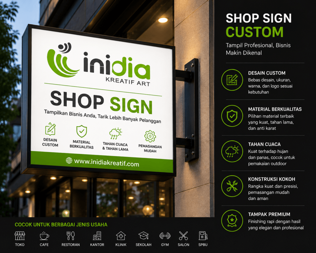 shop sign custom