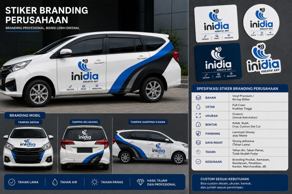 stiker branding perusahaan