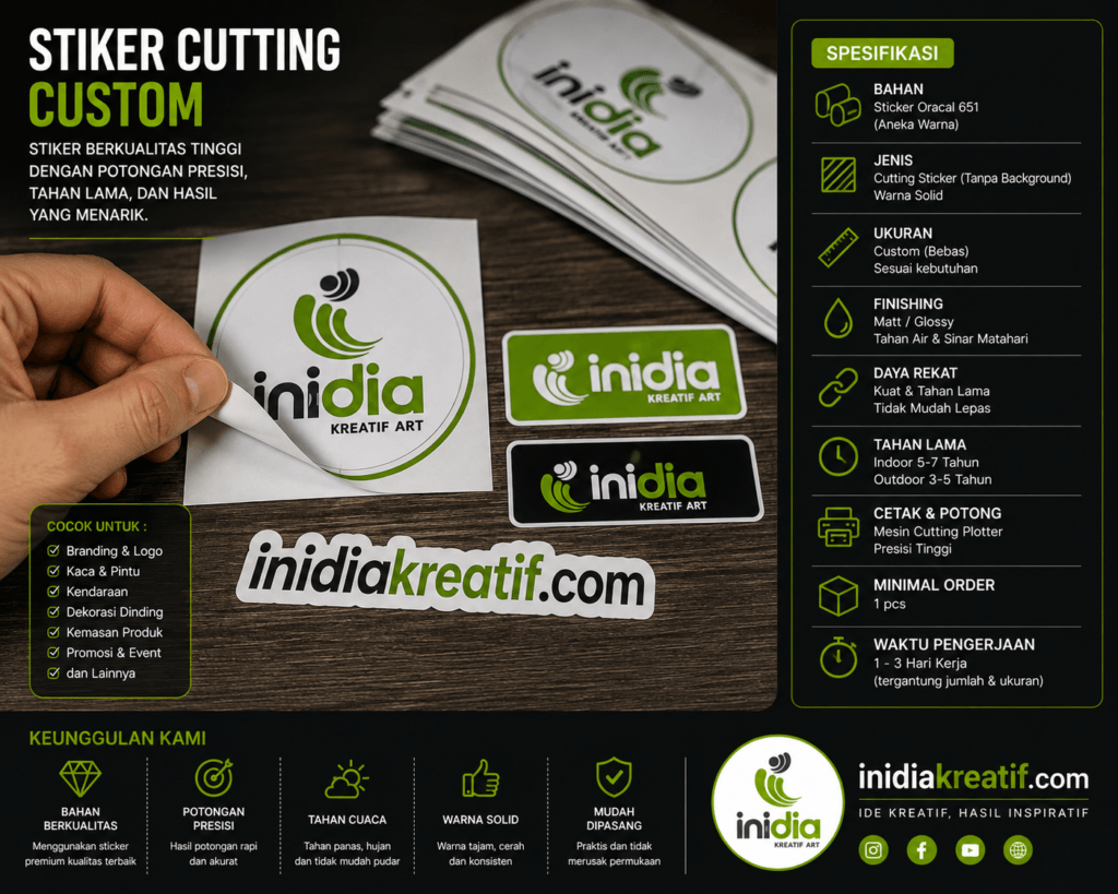 stiker cutting custom