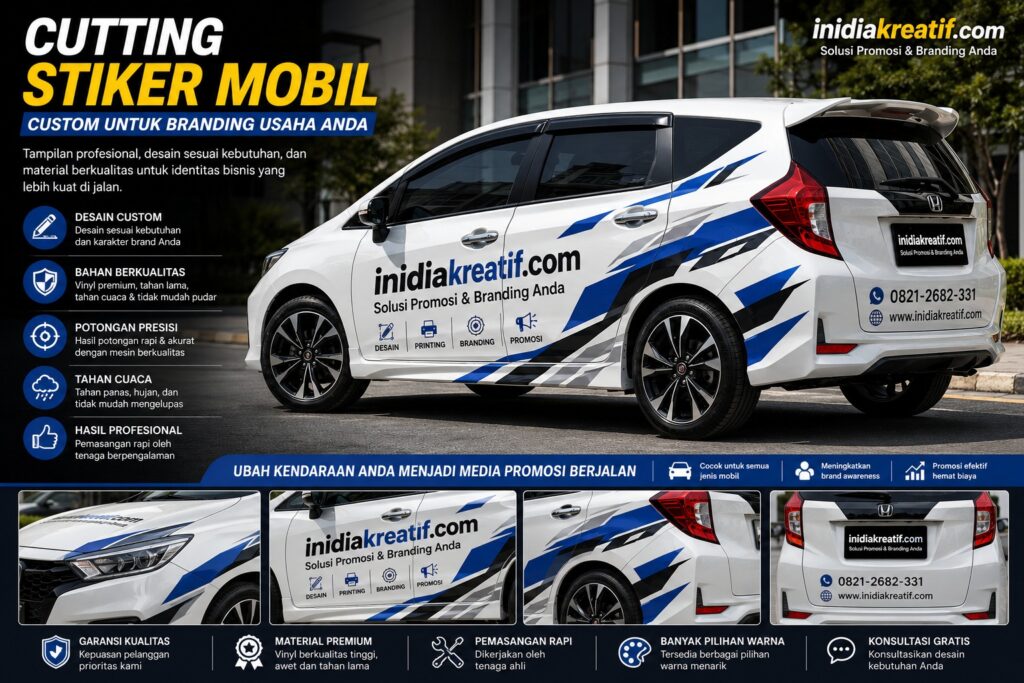cutting stiker mobil custom