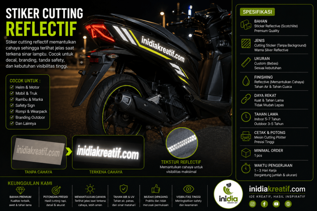 stiker cutting reflectif