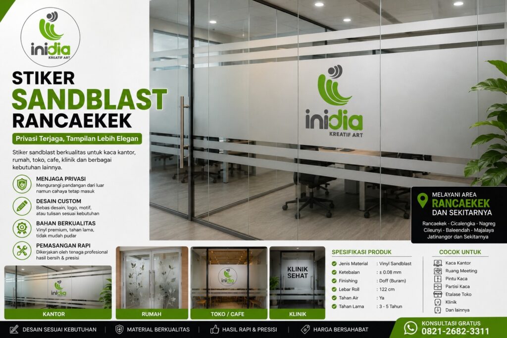 stiker sandblast rancaekek